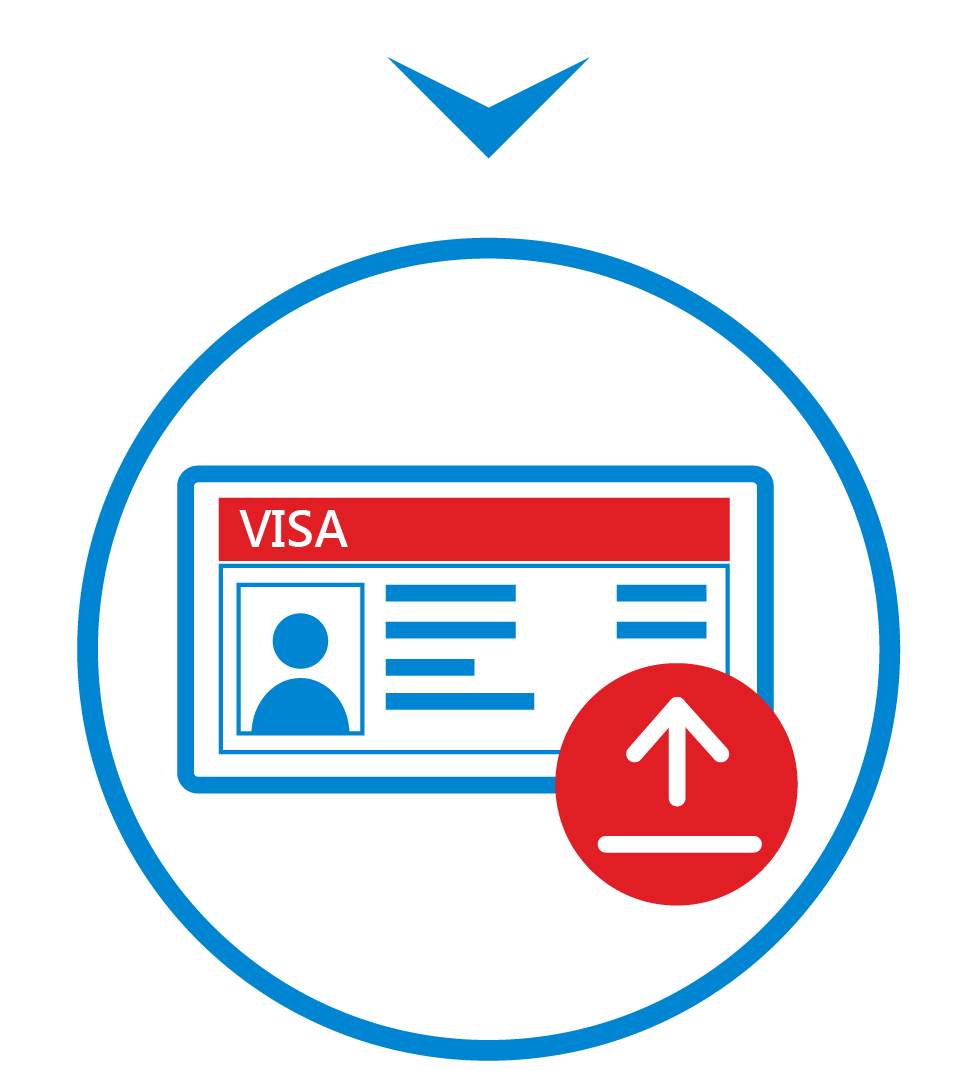 Upload valid supporting document of employment contract or working visa